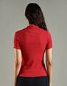 Tommy Hilfiger F25JWKT064 RED Womens T-Shirt