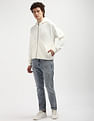 Calvin Klein Colour Embossed Logo Zip Through Sweatshirt