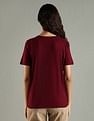 Tommy Hilfiger F25HWKT256 RED Womens T-Shirt