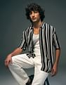 Flying Machine Vertical Striped Oversized Fit Shirt