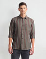 Arrow Sports Linen Blend Slim Fit Shirt