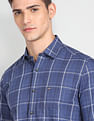 Arrow Sports Tartan Check Cotton Shirt