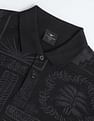 Flying Machine Tropical Print Relaxed Polo Shirt