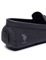U.S. Polo Assn. Men Broody Metallic Logo Solid Loafers