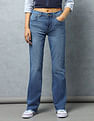 Flying Machine Women Mid Rise Bootcut Jeans