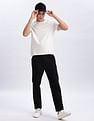 Calvin Klein Jeans Relaxed-Fit Solid Mid Rise Trousers