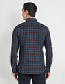 U.S. Polo Assn. Denim Co. Cutaway Collar Plaid Check Slim Fit Shirt