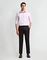 Arrow Cutaway Collar Vertical Stripes Shirt