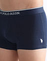 U.S. Polo Assn. Antibacterial Solid ET004 Trunks - Pack Of 3