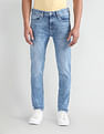 Flying Machine Mid Rise Freddie Slim Straight Fit Jeans