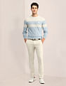 U.S. Polo Assn. Colour Blocked Regular Fit Sweater