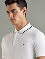 Tommy Hilfiger Solid Regular Fit Cotton Polo T-Shirt