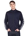 Flying Machine Stand Collar Solid Bomber Jacket