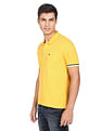 AD by Arvind Modern Solid Pique Polo Shirt