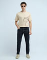 Flying Machine Slash Slim Tapered Rinsed Jeans