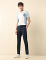 U.S. Polo Assn. Textured Austin Slim Fit Trousers