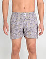 USPA Innerwear Back Pocket All Over Print IYAC Boxers - Pack Of 1