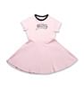 U.S. Polo Assn. Kids Girls Brand Printed Fit And Flare Dress
