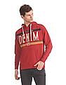 U.S. Polo Assn. Denim Co. Front Print Hooded Sweatshirt