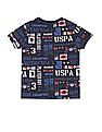 U.S. Polo Assn. Kids Crew Neck Brand Print T-Shirt