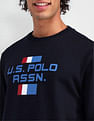 U.S. Polo Assn. Denim Co. Crew Neck Brand Printed Sweatshirt