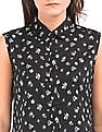 U.S. Polo Assn. Women Floral Print Sleeveless Shirt