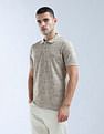 Flying Machine Floral Printed Essentials Polo Shirt