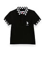 U.S. Polo Assn. Kids Boys Check Collar Cotton Polo Shirt