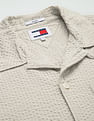 Tommy Hilfiger Cuban Collar Seersucker Shirt