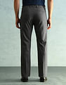 Arrow Solid Slim Fit Formal Trousers