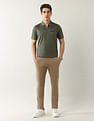 Arrow Newyork Solid Pure Cotton Polo Shirt