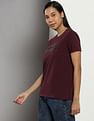 Calvin Klein Crew Neck Embossed Logo Top