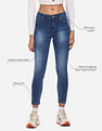 Flying Machine Women Mid Rise Veronica Skinny Fit Jeans