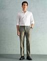 Arrow Slim Fit Checked Smart Formal Shirt