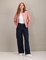 U.S. Polo Assn. Women Long Sleeve Solid Quilted Jacket