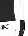 Calvin Klein Men Assorted Cushion Sneaker Liner Socks - Pack Of 3