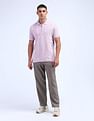 Flying Machine Vertical Striped Regular Polo Shirt