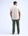 Flying Machine Relaxed Tapered Fit Mid Rise Trousers