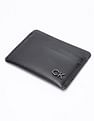 Calvin Klein Textured Black Leather Card Holder Wallet