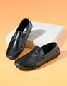U.S. Polo Assn. Men Round Toe Textured Cronus 3.0 Loafers