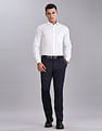 Tommy Hilfiger Regular-Fit Printed Mid Rise Trousers