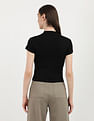 Calvin Klein Jeans Variegated Rib Half Zip Top