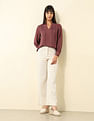 U.S. Polo Assn. Women Lace Detailed Top