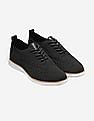 Cole Haan Black ØriginalGrand Stitchlite Wingtip Knit Oxford Sneakers