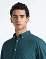 Flying Machine Windowpane Check Slim Shirt