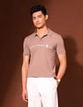 U.S. Polo Assn. Denim Co. Brand Printed Work And Wander Polo Shirt