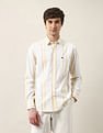 Arrow Sport Vertical Striped Slim Fit Air Soft Shirt