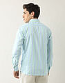 Arrow Sport Vertical Striped Pattern Air Soft Shirt