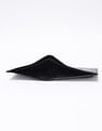 Calvin Klein Solid Black Leather Bi-Fold Wallet