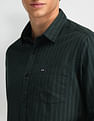 Arrow Sport Vertical Striped Cotton Shirt